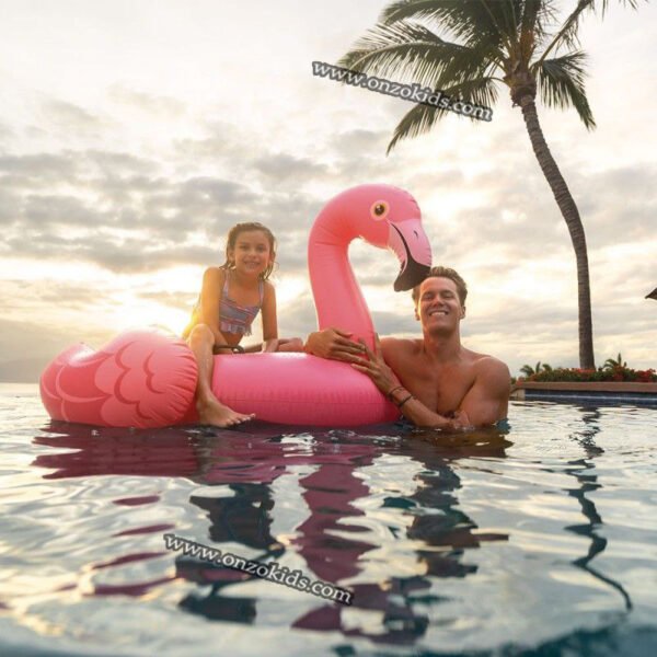 bouée gonflable flamant rose 178cm-x135cm-intex – Image 5
