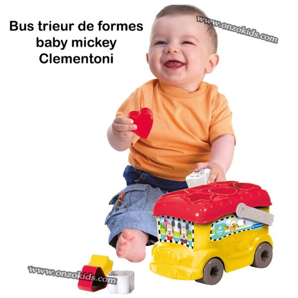 Bus trieur de formes baby mickey - Clementoni