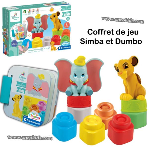 Coffret de jeu Simba et Dumbo - Clementoni