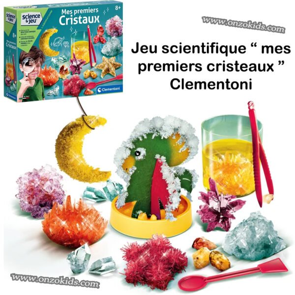 Jeu scientifique " Mes premiers cristeaux " - Clementoni