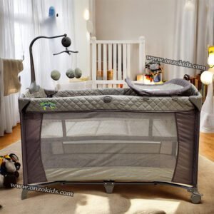 Lit parc cododo 2en1 avec jouet pour bébé - Mini pouce