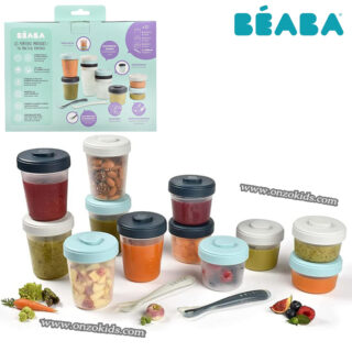 Pack premiers repas (Boite de conservation + cuillères) - Béaba