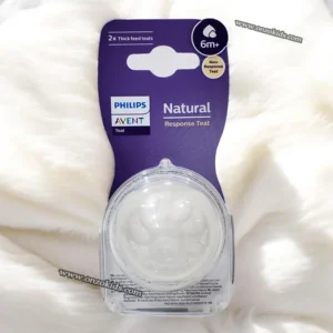 Lot de 2 Tétines 6m+ Natural Response Avent Philips