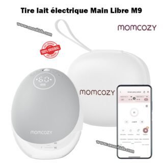 Tire-Lait Électrique Mains Libres - Écran Tactile LED, 3 Modes, 9 Niveaux - 180 Ml - Pour Allaitement Confortable