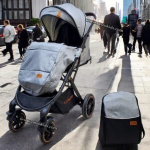 Poussette Compacte - LUXMOM - Gray
