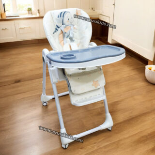 Chaise haute  multipositions évolutive pour bébé