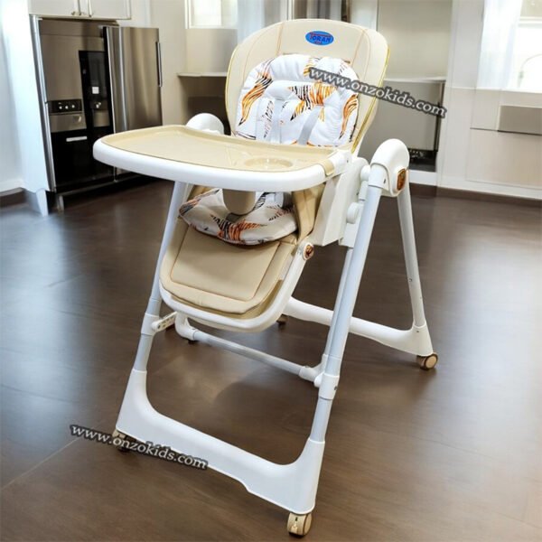 Chaise haute réglable pour bébé avec balançoire 2en1 - Mely