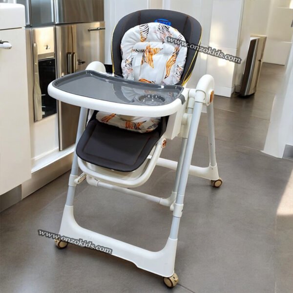 Chaise haute réglable pour bébé avec balançoire 2en1 - Mely – Image 9