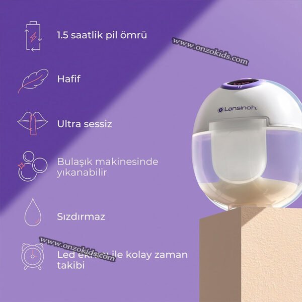 Tire-lait Mains Libres Simple - Lansinoh – Image 2