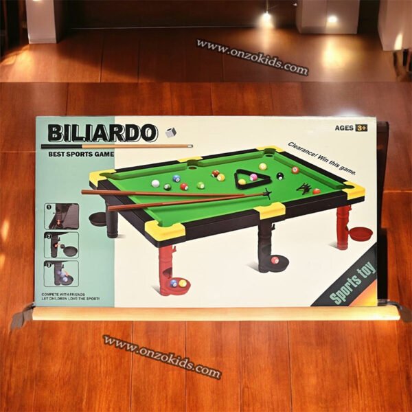 Mini jeu de billard en plastique pour enfants – Image 4