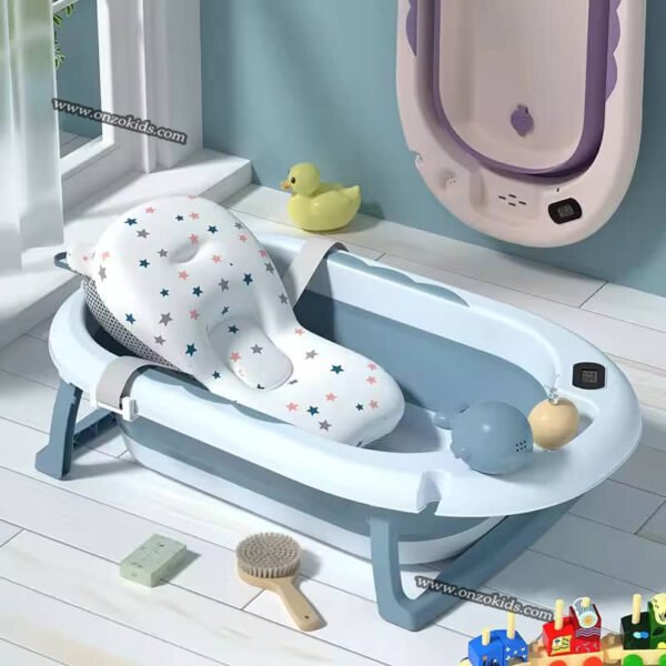 Baignoire pliable avec coussin réducteur confortable