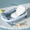 Baignoire pliable avec coussin réducteur confortable – Image 2