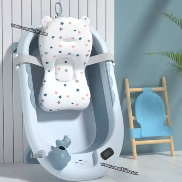 Baignoire pliable avec coussin réducteur confortable – Image 3