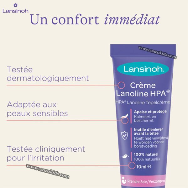 Crème Protectrice Pour Mamelon Lanoline HPA 40 ml - Lansinoh – Image 3