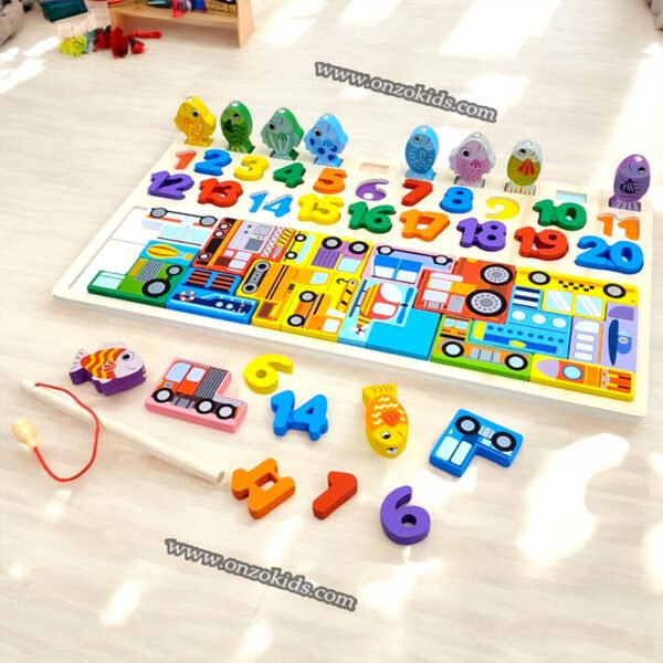 Puzzle de Cognition en bois pour enfant – Image 3