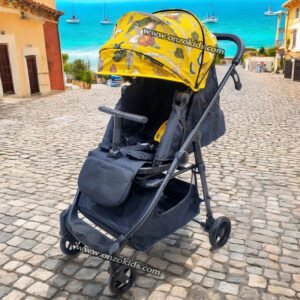 Poussette réversible à siège amovible Vivace - jaune