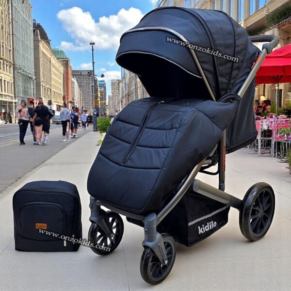 Poussette Compacte Valise avec Sac et Cache Pieds - Kidilo – Image 8