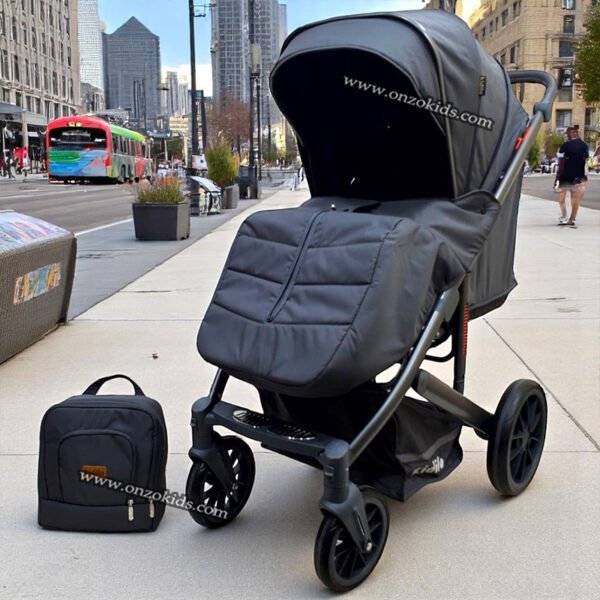 Poussette Compacte Valise avec Sac et Cache Pieds - Kidilo