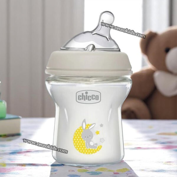 Biberon Naturel Feeling en  Verre 0M+150ML - CHICCO