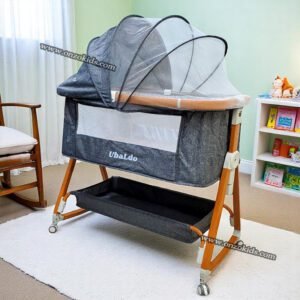 Lit Cododo 7 niveau de Luxe pour bébé  – UBALDO - Light Grey