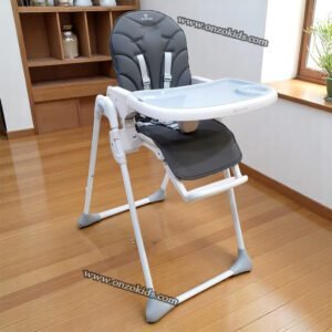 Chaise haute bébé réglable et Pliable -Olmitos - Multifuciona Dark Grey