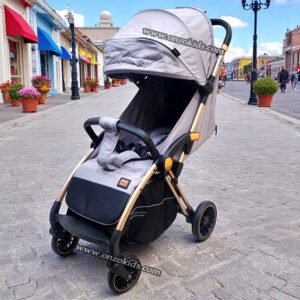 Poussette compacte Valise inclinable pratique- kidilo - Light Grey