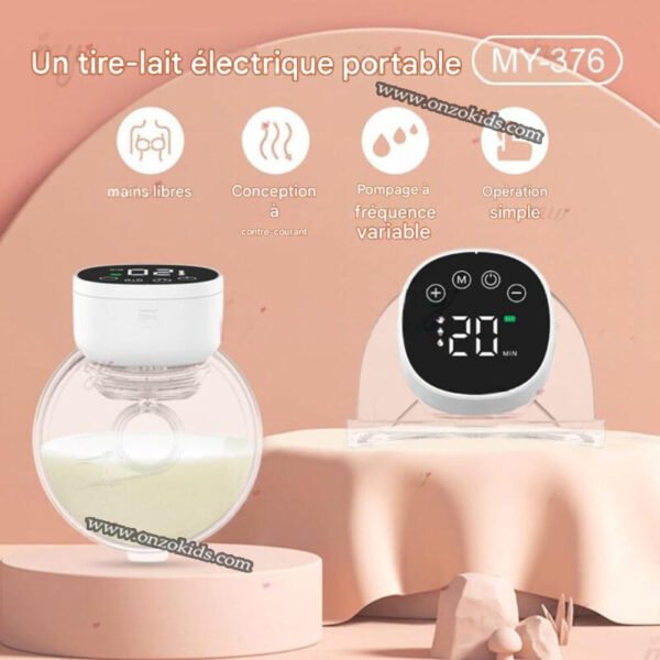 Tire-lait électrique Portable Double Pompe – Image 4