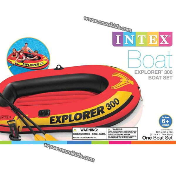 Bateau Pneumatique Gonflable EXPLORER 300 –  Intex – Image 5