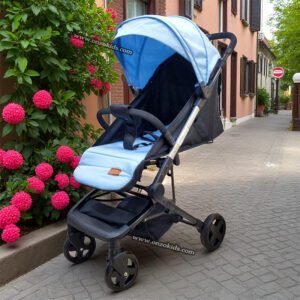 Poussette Compacte Confortable Arisona - Bleu Ciel