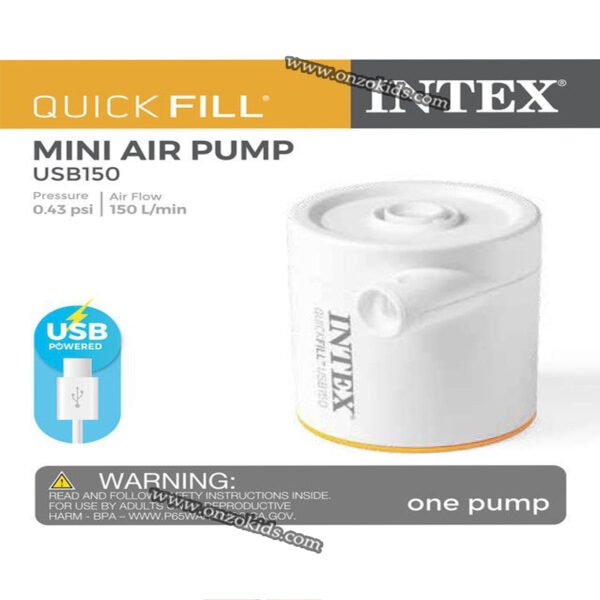 Pompe à air Quick-Fill USB150-Intex – Image 2