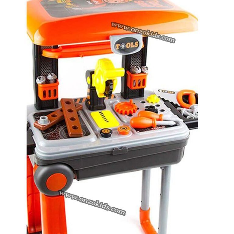 Mallette à outils portable 2 en 1 de luxe pour enfants