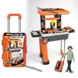 Mallette à outils portable 2 en 1 de luxe pour enfants