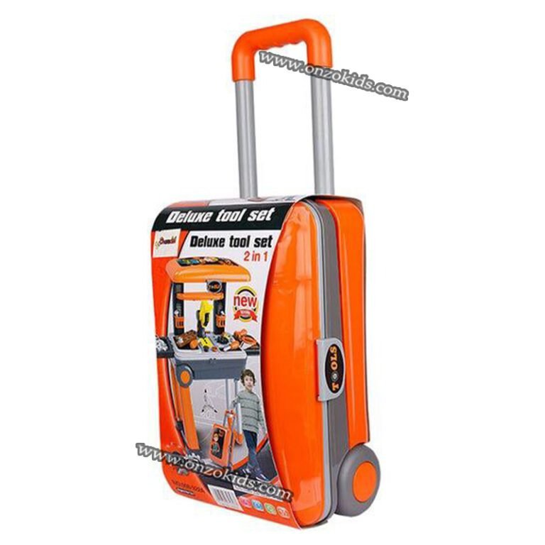 Mallette à outils portable 2 en 1 de luxe pour enfants