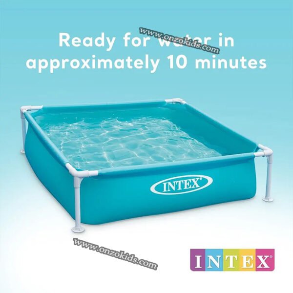 Mini piscine à cadre Small Frame122x122 x30cm-Intex – Image 4