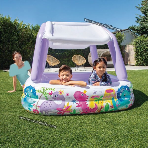 Piscine gonflable 157 x 157 x 122 cm avec parasol | Intex – Image 2
