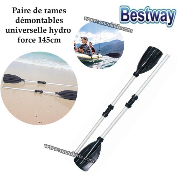 Paire de rames démontables universelle hydro force 145cm-Bestway