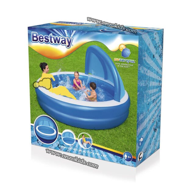 Piscine avec parasol 241 x 140 cm-Bestway – Image 6