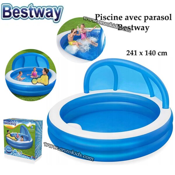 Piscine avec parasol 241 x 140 cm-Bestway