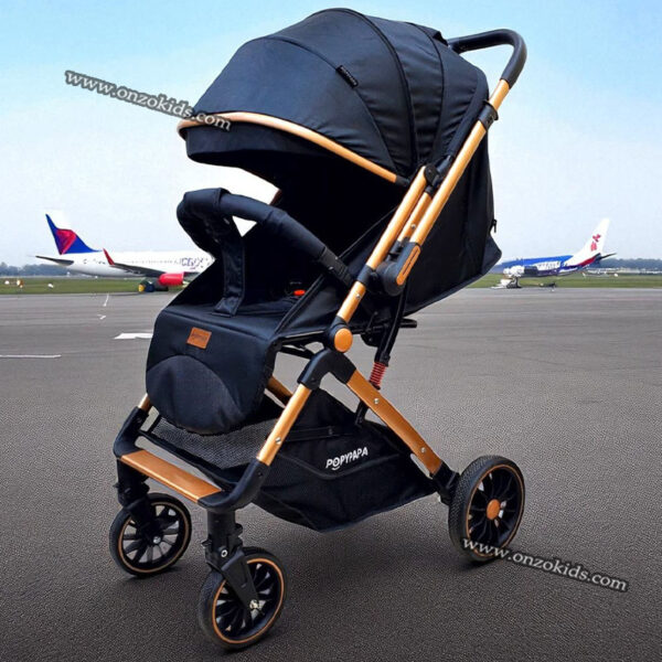 Poussette compacte valise réversible de luxe Vidalia Bronze - Popypapa – Image 2
