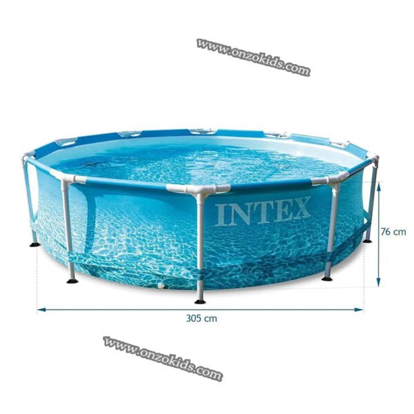 ⁦Piscine Métal Beachside 3.05×0.76 m- Intex – Image 2