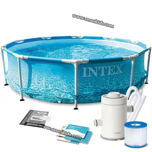 ⁦Piscine Métal Beachside 3.05×0.76 m- Intex – Image 4