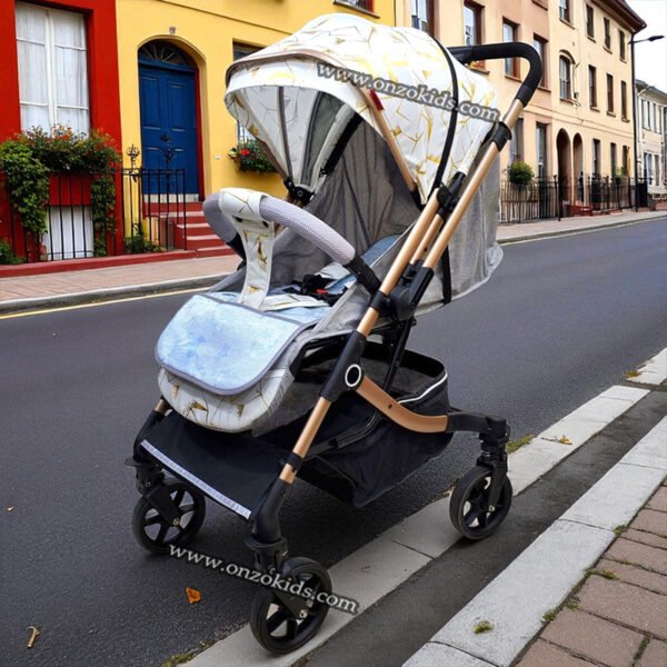 Poussette Rotative 360° Réversible Compacte de luxe-vidalia – Image 3