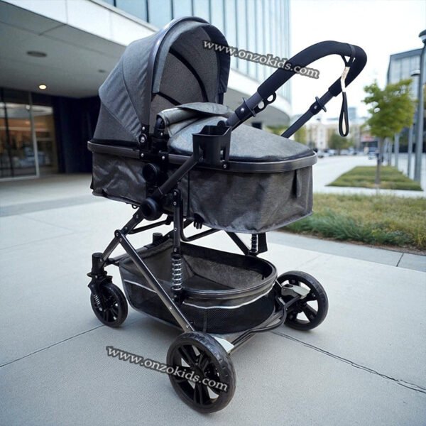 Poussette landau pour bébé 2en1 CubKids – Image 8