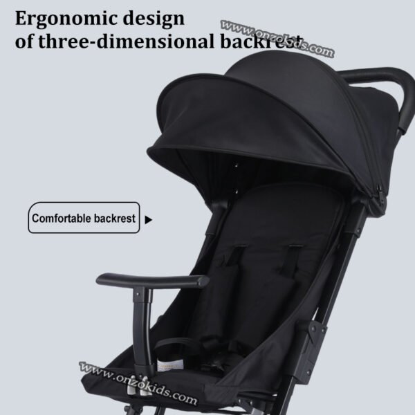 Poussette pliable compacte facile à transporter avec sac à dos – Image 6