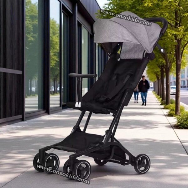 Poussette pliable compacte facile à transporter avec sac à dos – Image 10