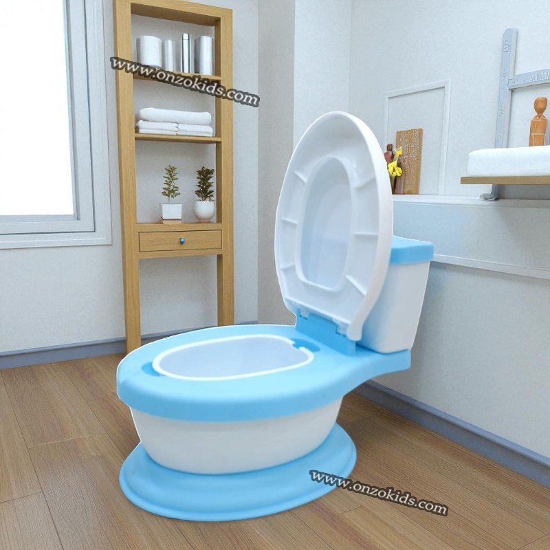 Siège De Toilette Pliable Pour Enfant 2-en-1 - Motif Ours Polaire, Pour Apprentissage De La Propreté, Voyage