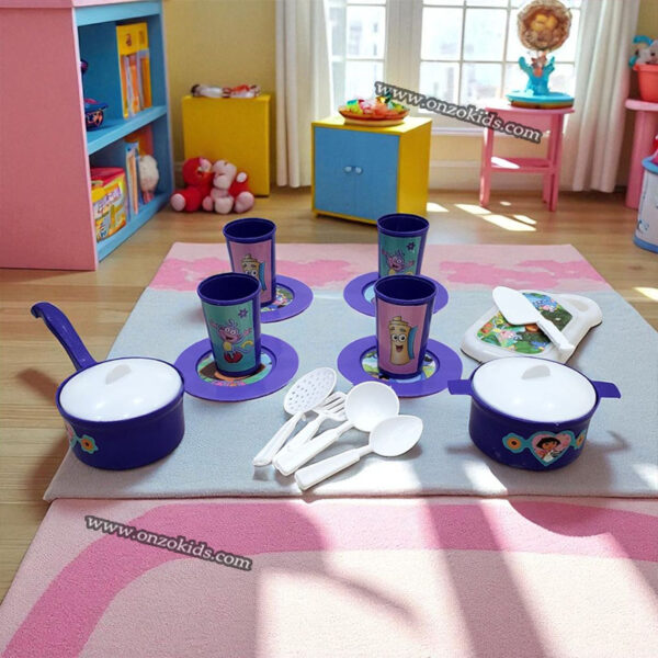  Mini Cuisine Chef pour Fille 18 Pcs – Image 4
