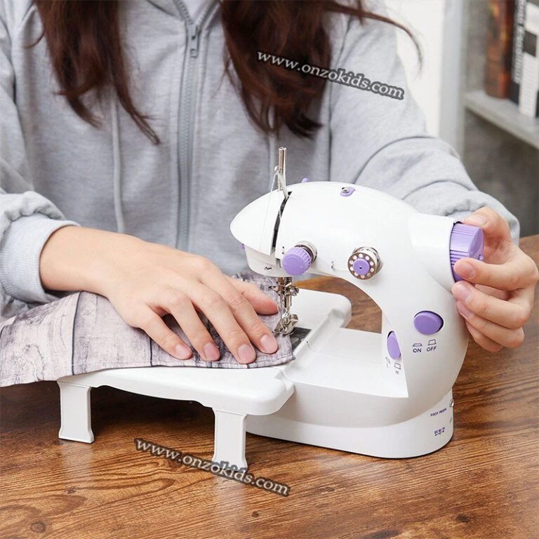 Mini Machine à Coudre électrique Pour Enfants - Jouet Créatif Et éducatif - Cadeau Anniversaire/Noël - Dès 6 Ans