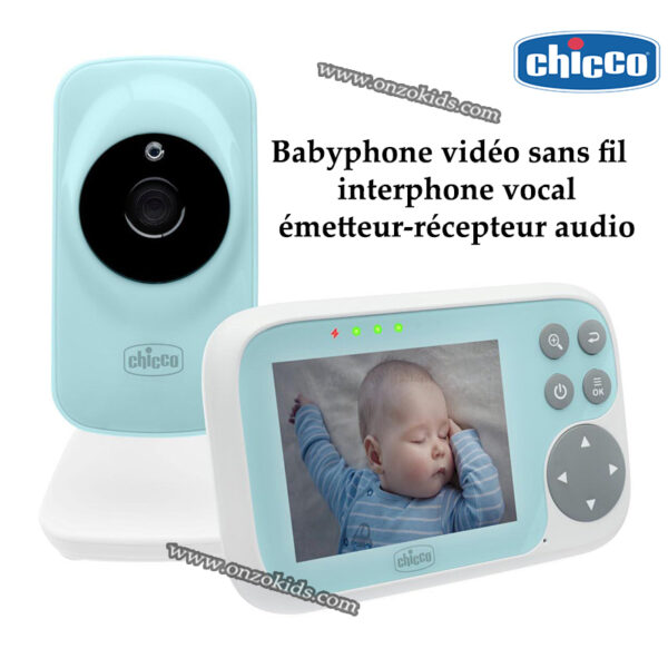 Babyphone Camera, Moniteur Audio Vidéo bébé - Chicco