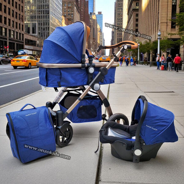 Poussette Landau de Luxe 4en1 Erick - NAF NAF – Image 2
